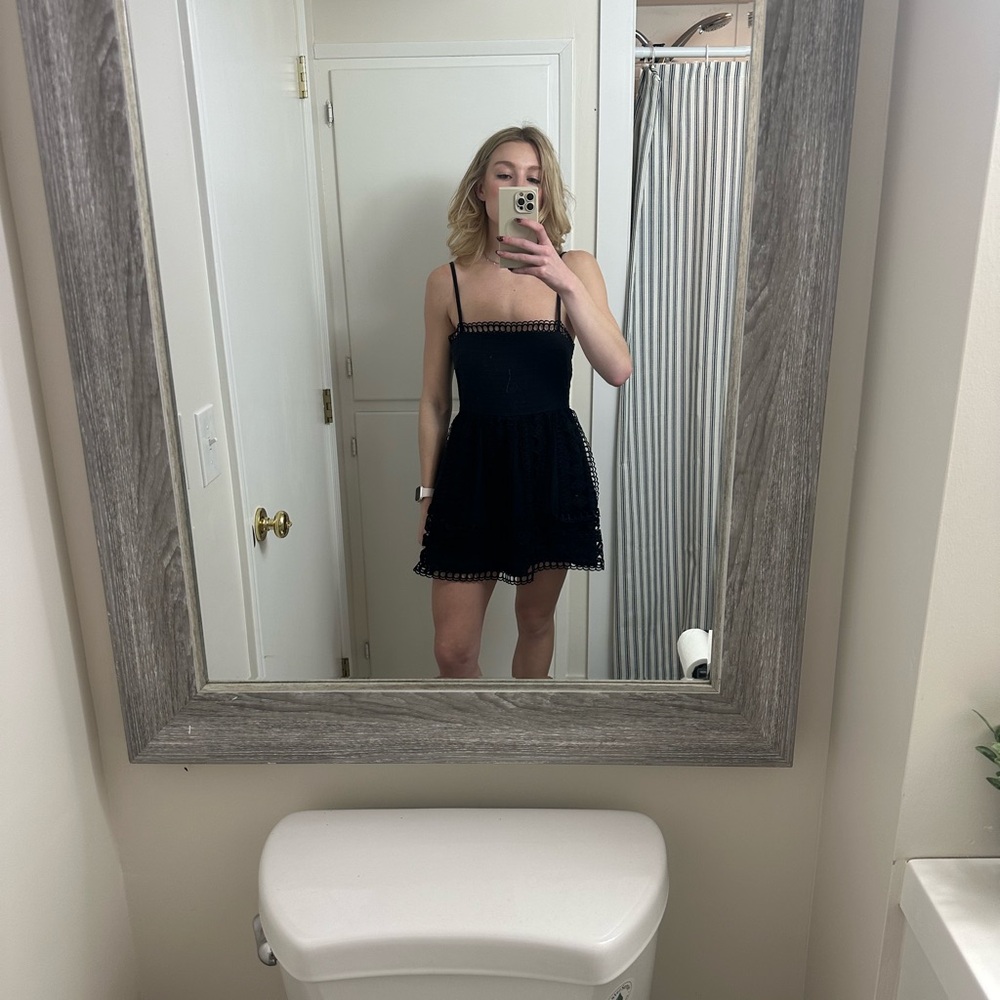Forever 21 Black Lace Dress